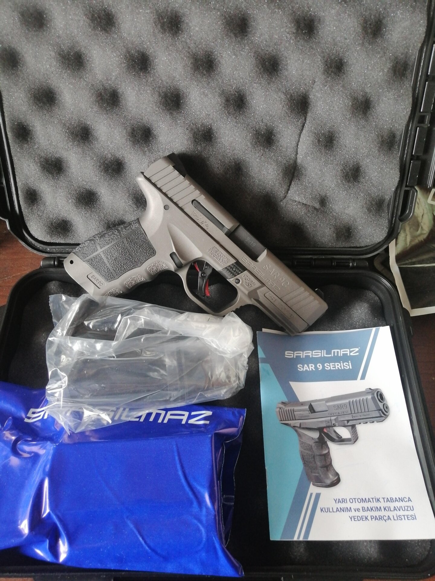 Satılık TABANCA – Sarsılmaz SAR9 – 9mm (9x19mm) – Taşıma Ruhsatlı – İzmir – İlan 38256 – Görsel 38257