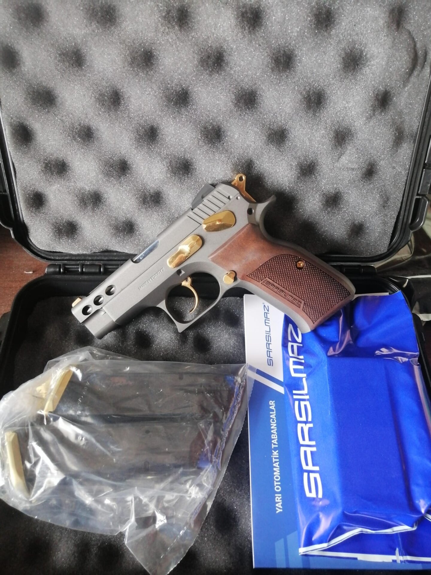 Satılık TABANCA – Sarsılmaz P8 – 9mm (9x19mm) – Taşıma Ruhsatlı – İzmir – İlan 38258 – Görsel 38259