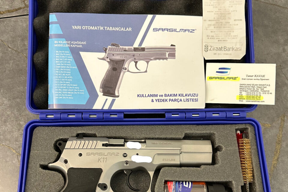 Satılık TABANCA – Sarsılmaz K11 – 9mm (9x19mm) – Bulundurma Ruhsatlı – Ankara – İlan 34680 – Görsel 35627