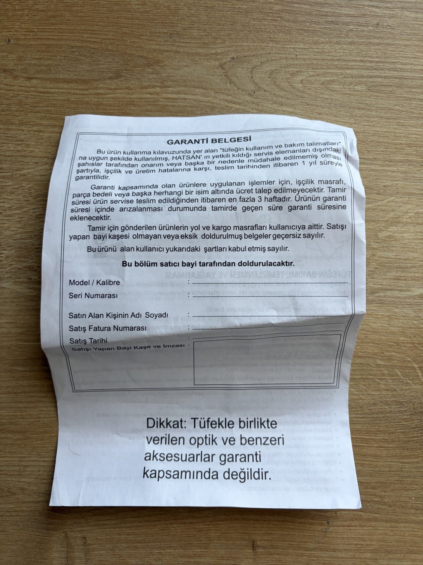 Satılık Havalı Tüfek – Hatsan – 5.5mm (.22) – Bursa – İlan 35165 – Görsel 35168