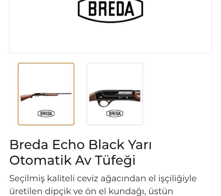 Satılık YİVSİZ TÜFEK – Breda Echo – 12 Kalibre – Mersin – İlan 35957 – Görsel 35958