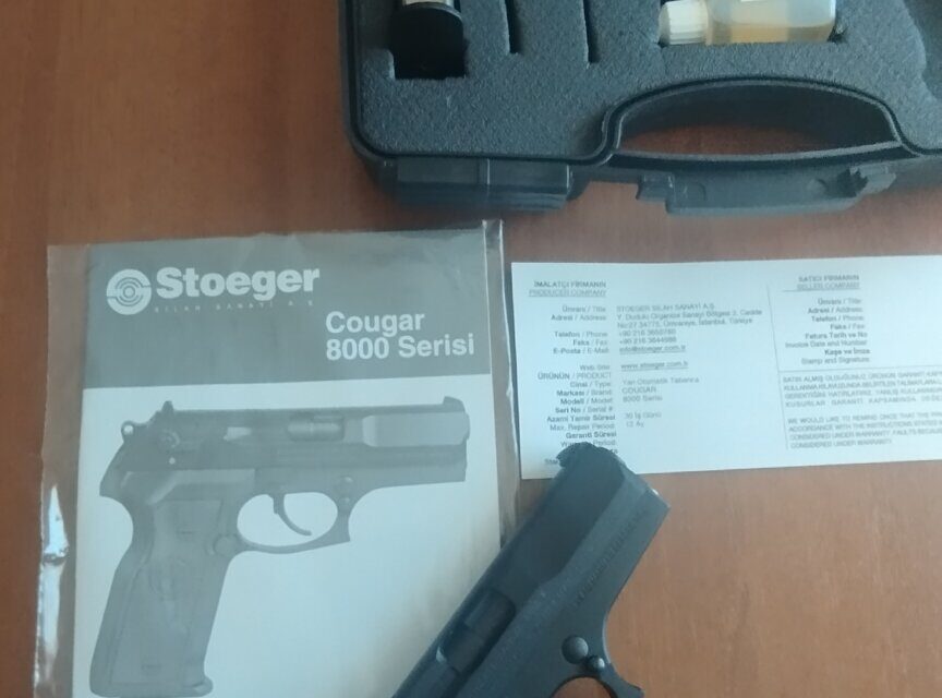 Satılık TABANCA – Stoeger 8000 – 9mm (9x19mm) – Bulundurma Ruhsatlı – Ankara – İlan 40408 – Görsel 40411
