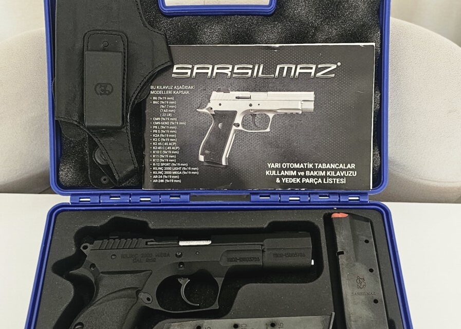 Satılık TABANCA – Sarsılmaz Kılınç – 9mm (9x19mm) – Taşıma Ruhsatlı – Tokat – İlan 39799 – Görsel 39801